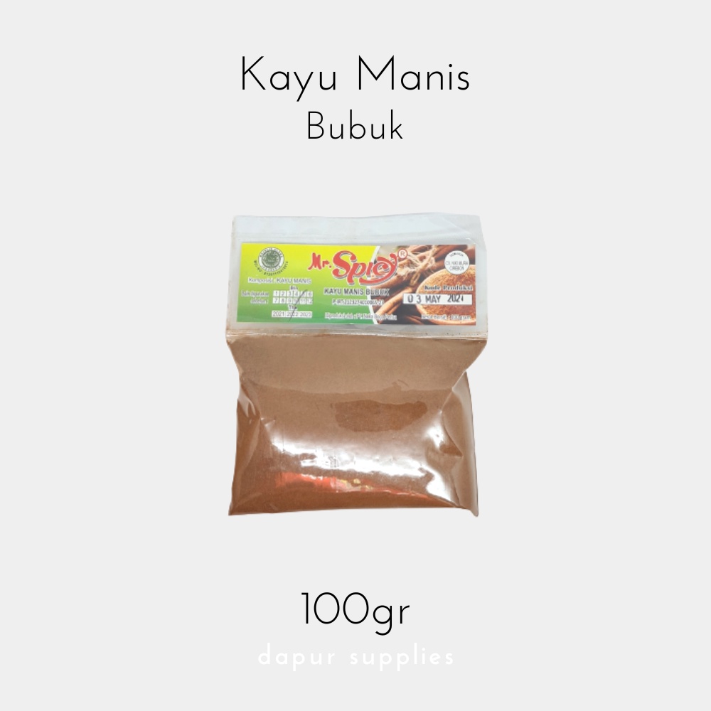 Bubuk Kayu Manis / Cinammon Powder – Mr Spicy 100g