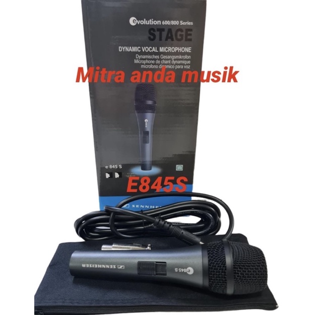 mic microphone kabel cable sennheiser e835s e845s dapat kabel 4 meter