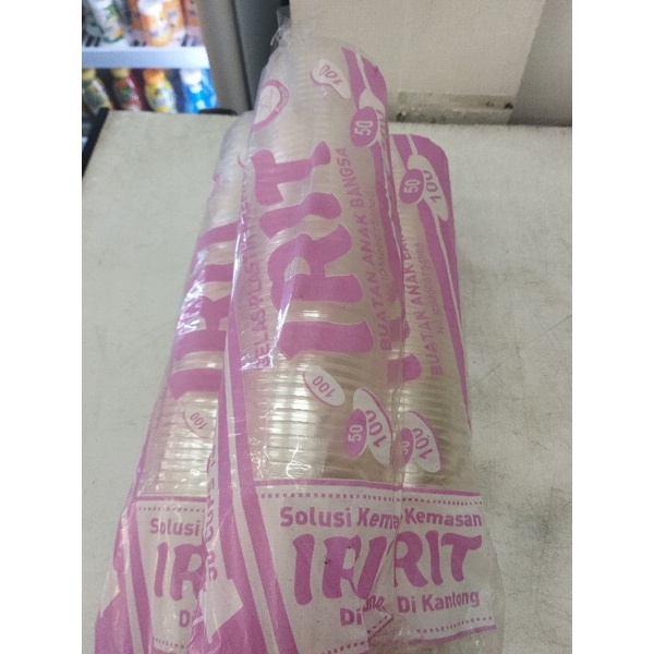 

Cup Pop Ice ukuran 14