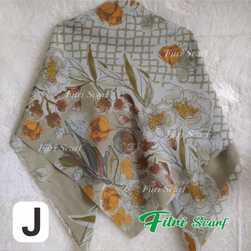 Jilbab PILIH WARNA PILIH MOTIF AZARA LASER segiempat  motif hijab motif kerudung DANISA D2 100-J