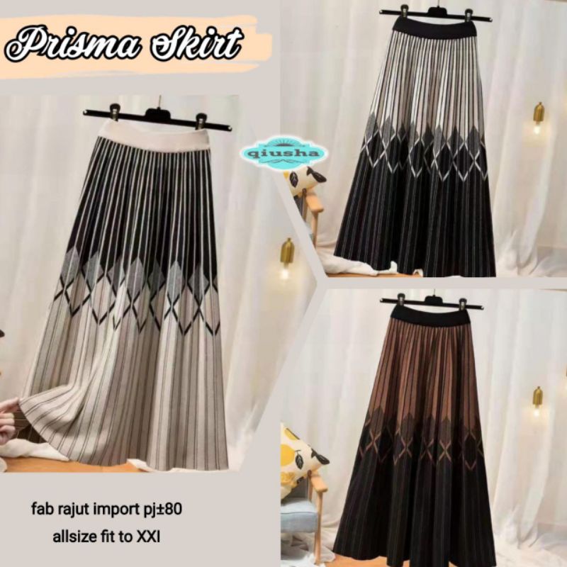 PRISMA SKIRT / ROK RAJUT IMPORT / ROK BANGKOK