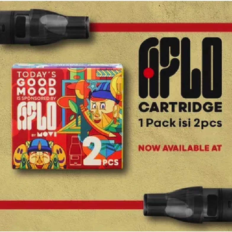 CATRIDGE AFLO POD KIT [1 BUAH] SATUAN SIAP NGEBUL