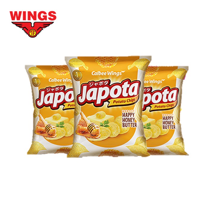 Japota Keripik Kentang Happy Honey Butter 68 gr x3