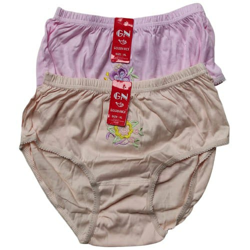 Celana Dalam BORDIR GOLDEN NICK(BG)/Celana dalam wanita warna pastel 3pcs