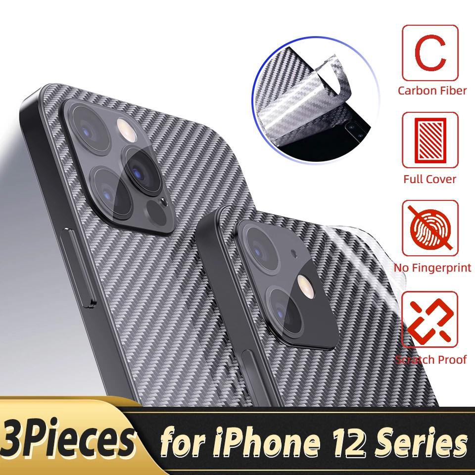 3 Pcs Stiker Pelindung Layar Belakang Iphone 12 Mini Pro