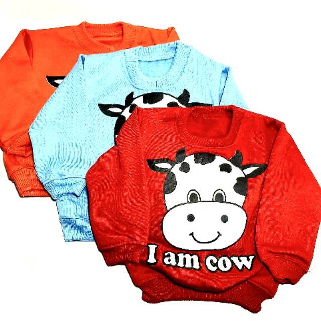 Baju Jaket Sweater Bayi Anak Motif Warna J06