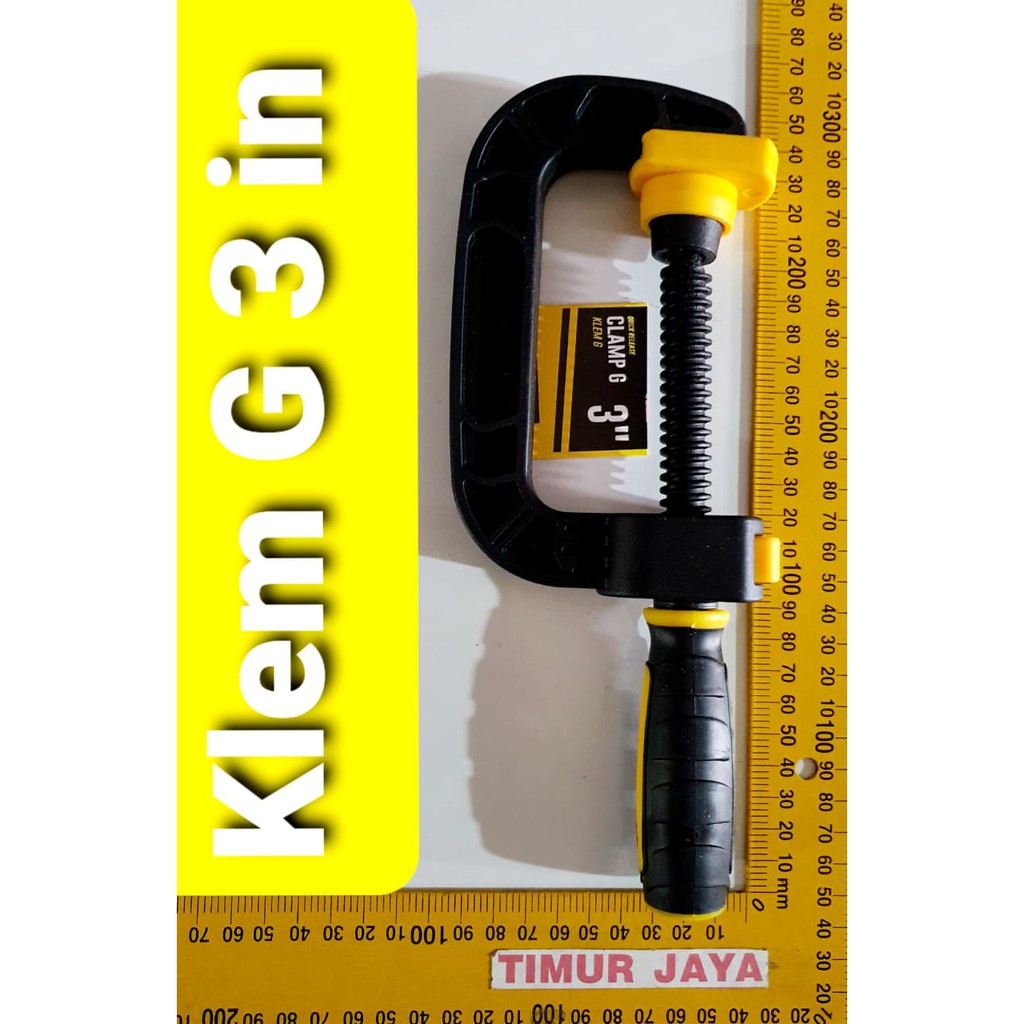 Klem C Quick RELEASE 3 Inch 75 mm - G Clamp Bar Rachet Ratchet