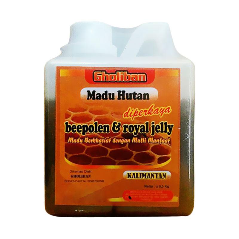 

Madu Hutan Kalimantan Plus Beepolen Dan Royal Jelly Gholiban 500 Gram