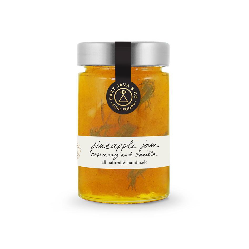 

Pineapple Jam with Rosemary and vanilla 250 gr - East Java n co