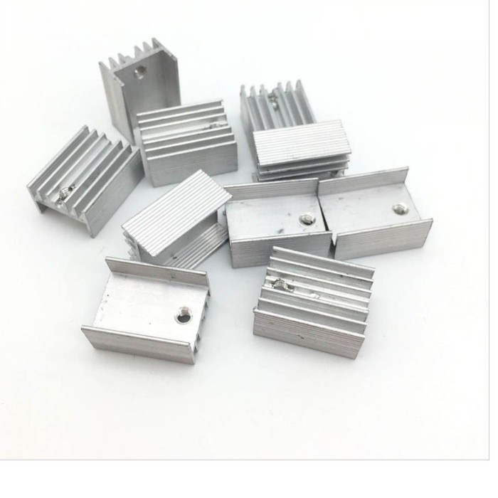 Pendingin Heat Sink TO 220 Transistor Aluminium Heatsink Abu Abu