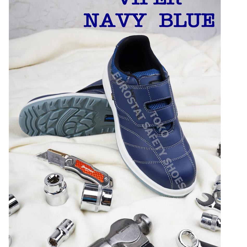 *Promo*✴ Safety Shoes ESD Antistatic EUROSTAT VIPER (ADA BESI DI UJUNG ATAS DALAM SEPATU) .