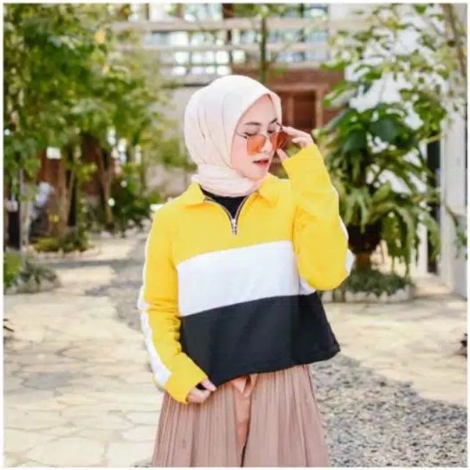 KIKO CROOPE SWEATER || SWEATER CROOP WANITA #KCS