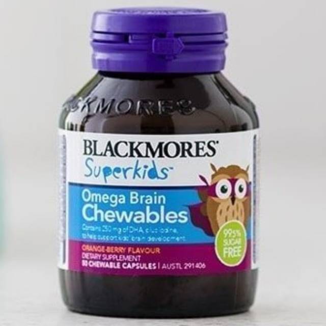 Blackmores Superkids Omega 3 For Brain Chewable 50 -  Caps