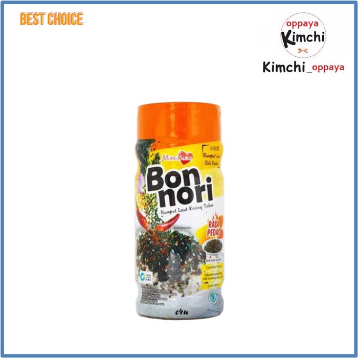 

ABON- MAMASUKA BON NORI RUMPUT LAUT KERING 30 GR - PILIH RASA ORIGINAL PEDAS - SPICY -MAKANAN-