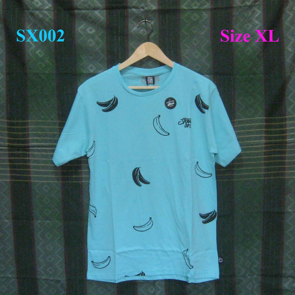 SX002 T-Shirt Baju Kaos Distro Original Branded SKM Skumanick Kaos Pisang Kaos Banana Gambar Pisang