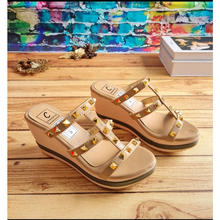 ABBUSHOES Sk 03 wedges stut andromeda sol karet 7cm