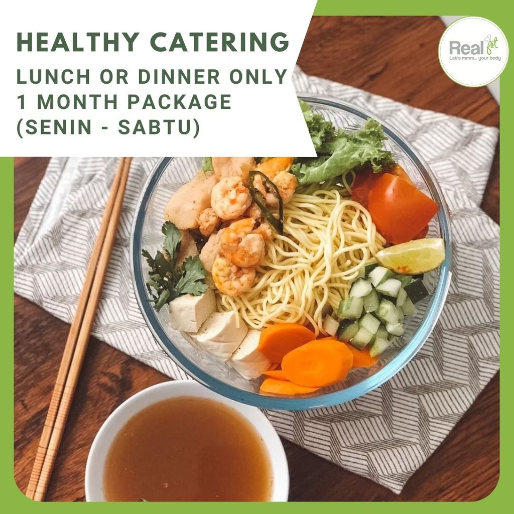 

Healthy Catering Lunch OR Dinner ONE MONTH (Senin-Sabtu)