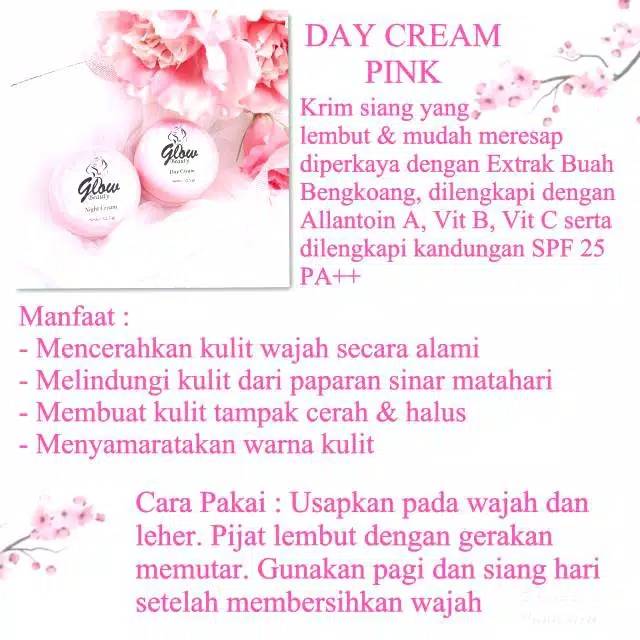 Day cream pink - glow beauty