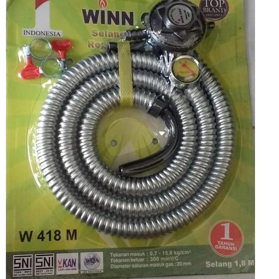 ✦ Winn Gas Selang Regulator W 418 M ♫