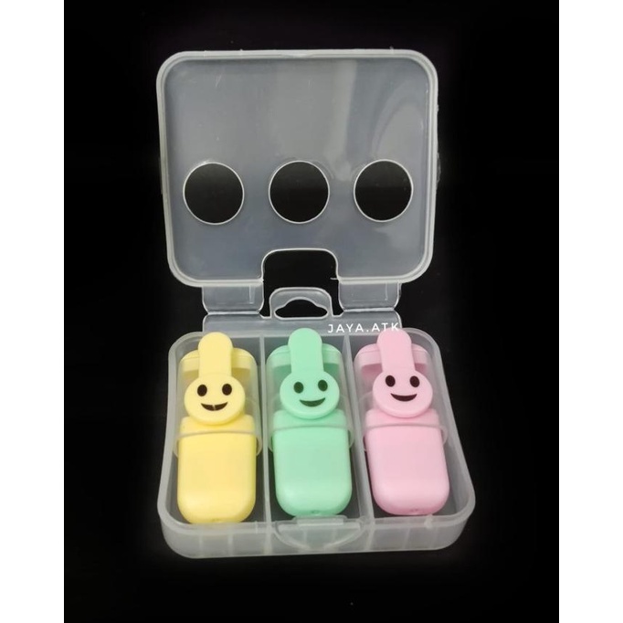 

HIGHLIGHTER STABILO PASTEL SET 3 LUCU WARNA WARNI PEWARNA TULISAN BUKU