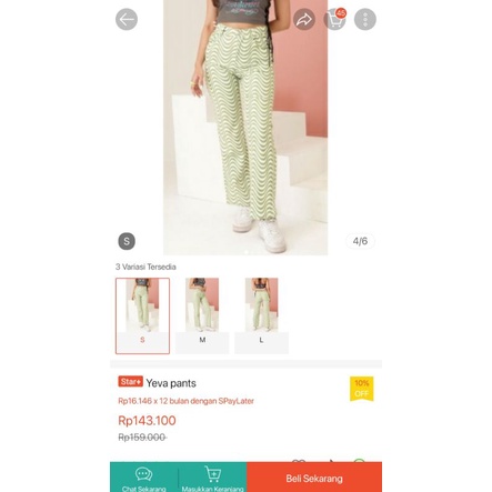 Yeva Pants Lolica (READY MASIH BARU, BISA NEGO)