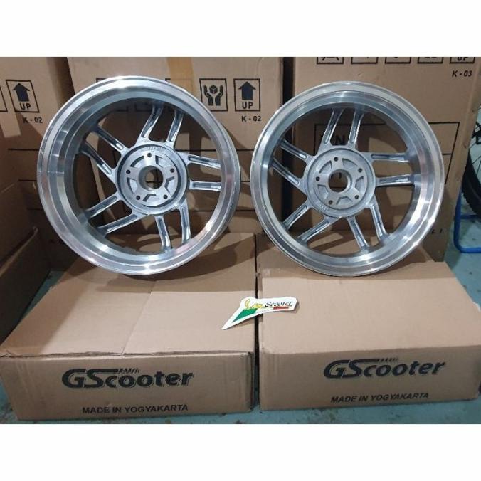 Velg Vespa Gscooter Silver Diamond Ring 12