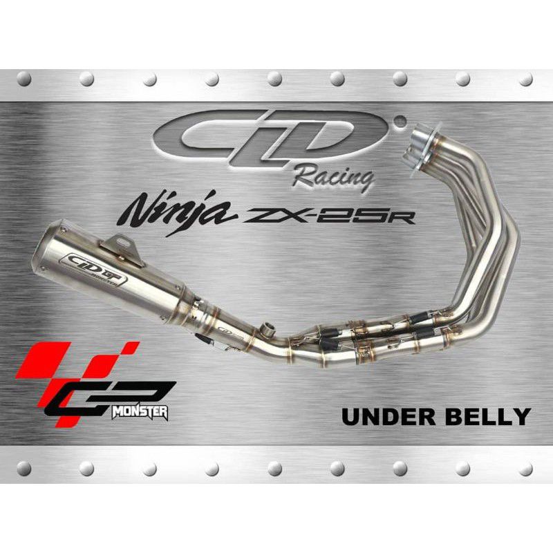 KNALPOT CLD RACING KAWASAKI NINJA ZX 25 R..Type GP MONSTER (PNP)