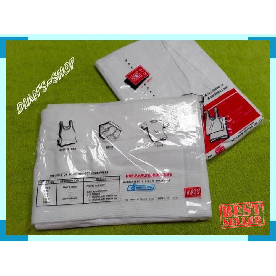 Promo KAOS DALAM PRIA DEWASA/UNDERWEAR DEWASA/HINGS SIZE BESAR/TYPE 123B