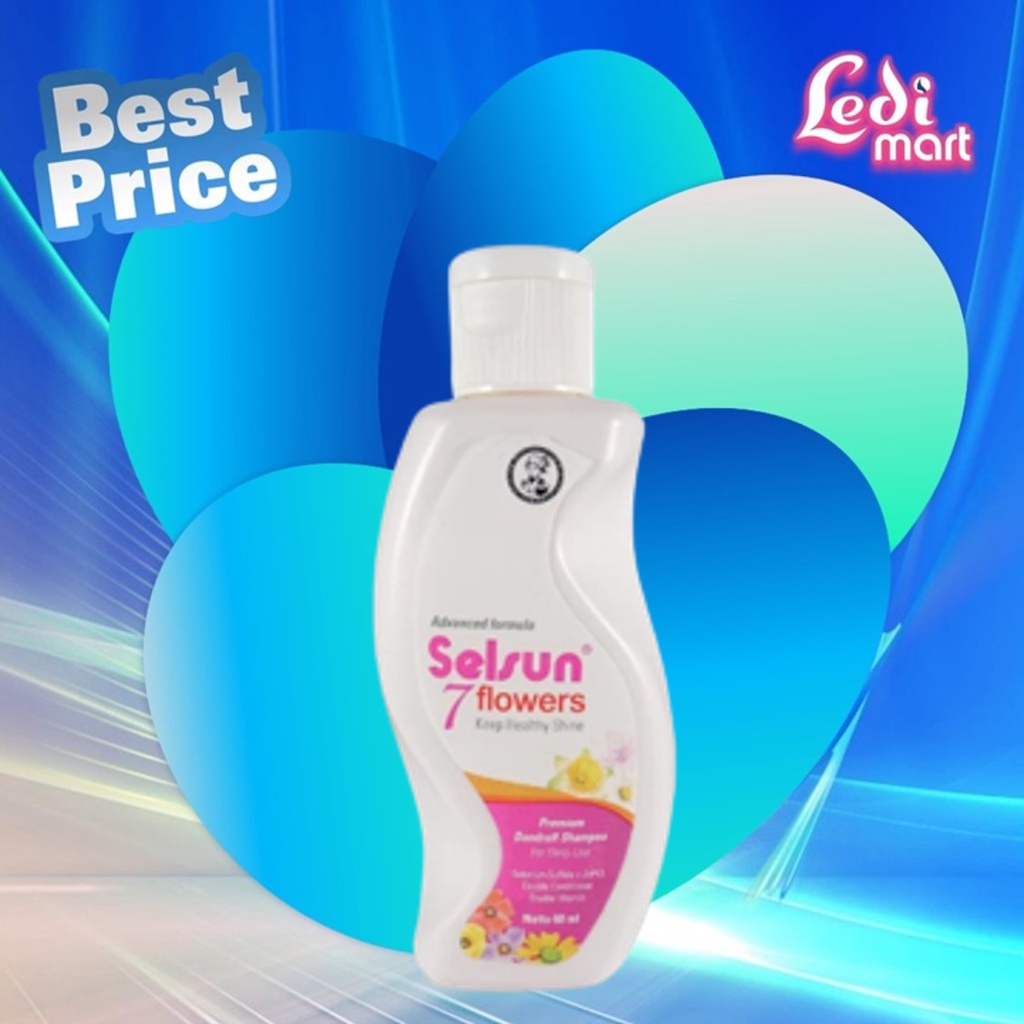 ORIGINAL Selsun Shampoo 7 Flower 200ml / Shampoo / Anti Ketombe / Shampo &amp; Konditioner / Botak / Herbal / Anti Dandruff / LEDI MART