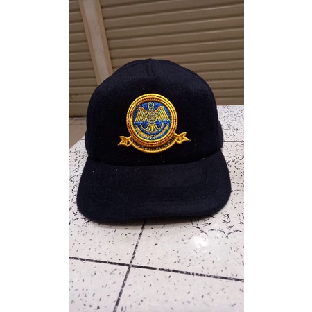 topi dishub bahan laken