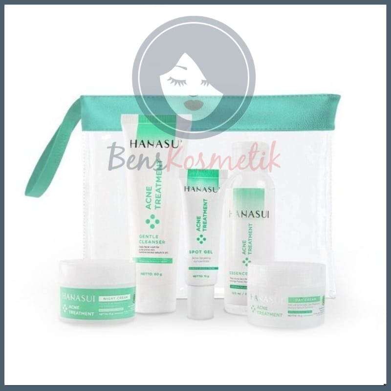 Rangkaian Hanasui Acne Treatment Series - POUCH