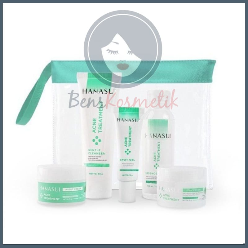 Rangkaian Hanasui Acne Treatment Series - POUCH