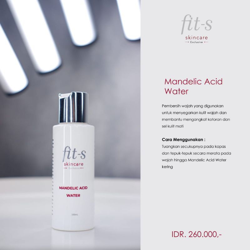 Fits Skincare Mandelic Acid Water By Fitri Salhuteru Shopee Indonesia