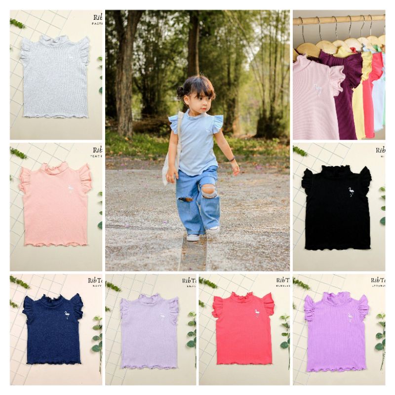 KAOS RIB TOP FLAMINGO