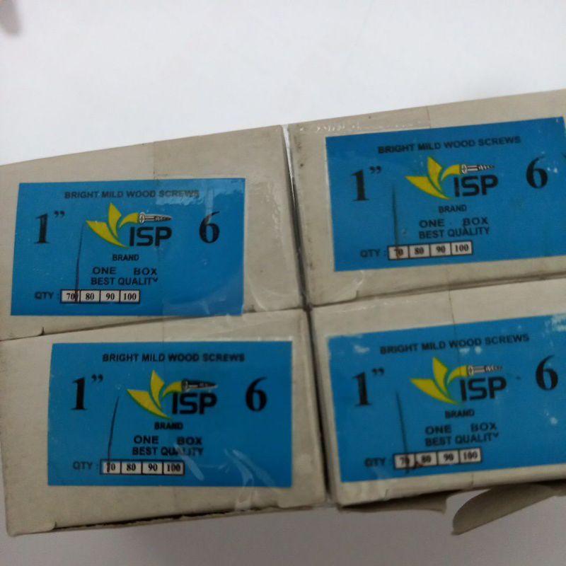 SKRUP KAYU 6X1" (PANJANG 2,5 CM)