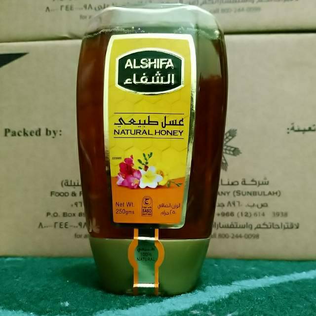 

Al Shifa Squeeze 250 gr Madu Arab AlShifa Natural Honey Al-Shifa 250gr ( kemasan baru )
