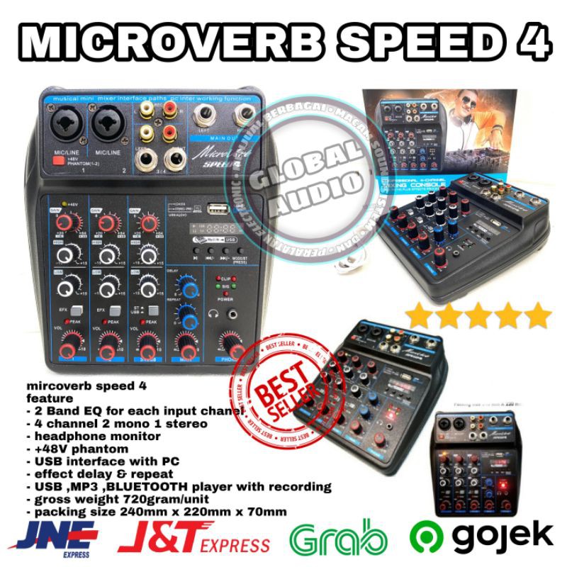 Mixer Microverb Speed 4 4Channel