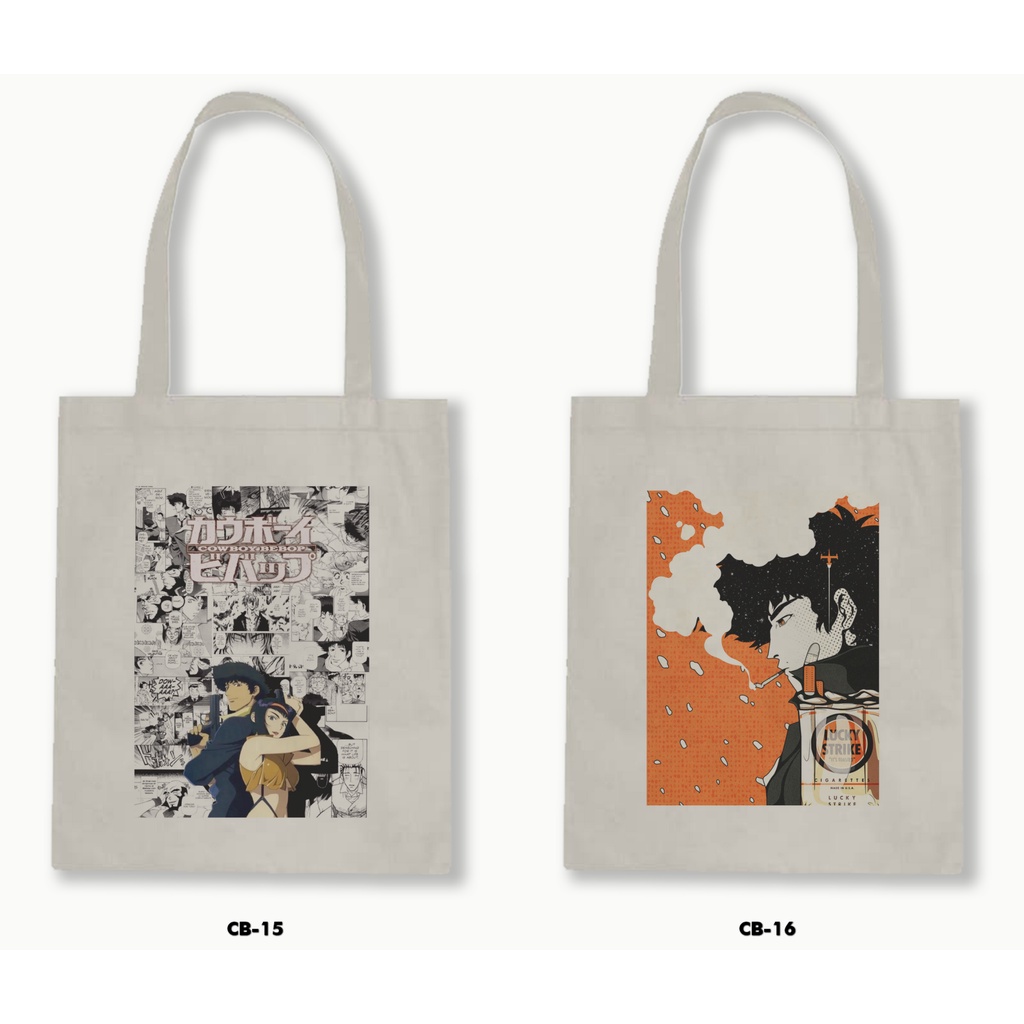 TOTE BAG BLACU - COWBOY BEBOP .01