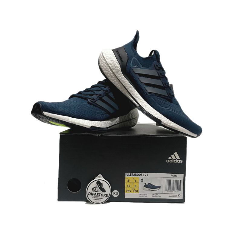 Adidas Ultraboost 21 Laufschuh Midnight Navy BNIB ORIGINAL BASF BOOST