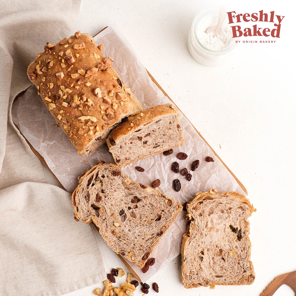 

Walnut Raisin Bread | Vegan Bread