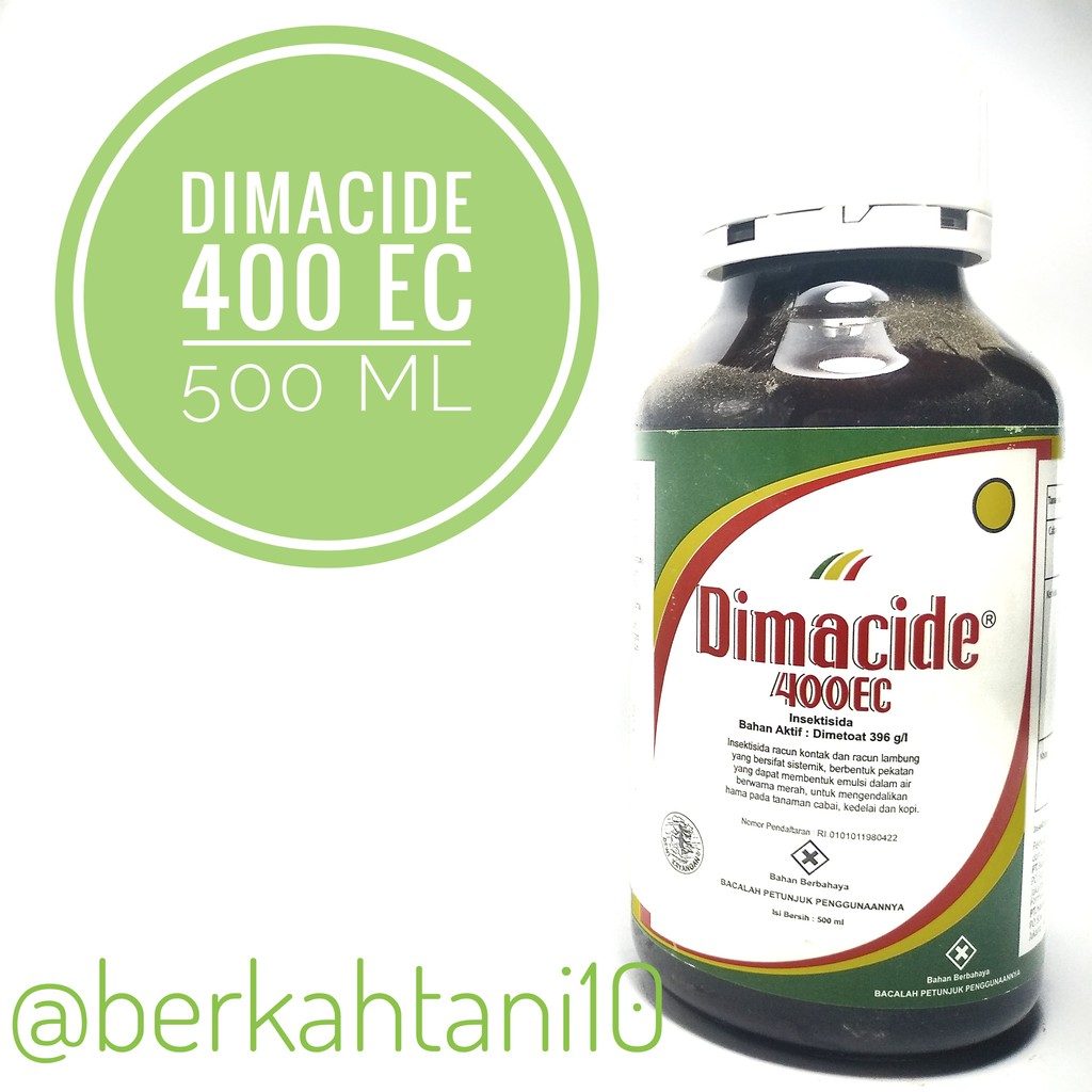 Dimacide 400EC 500 ml Obat hama Kutu Putih dan Pengerek Polong