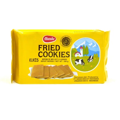 

MONDE BISCUIT FRIED COOKIES PCK 200g