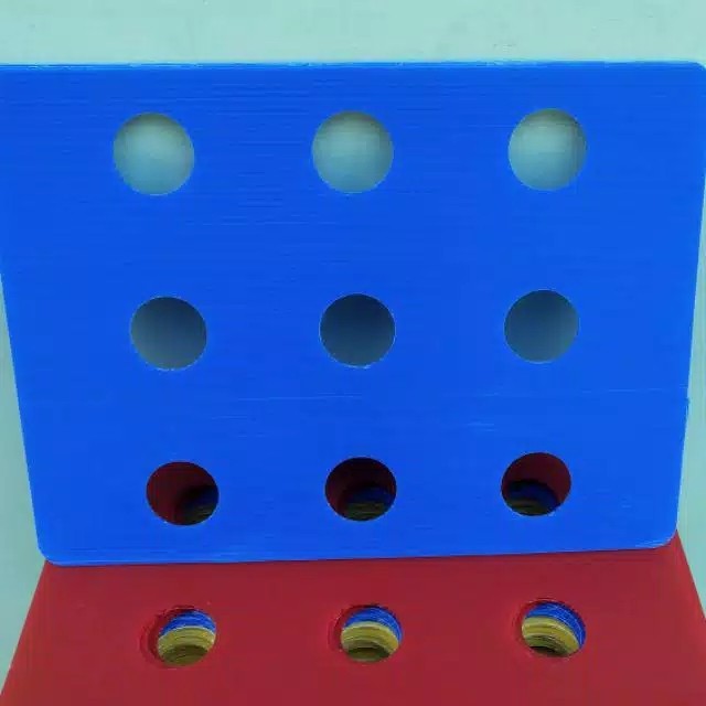 Impraboard / Penutup Bak Hidroponik (9 Lubang)