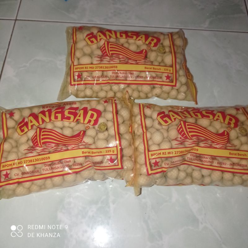 KACANG ATOM GANGSAR 225g