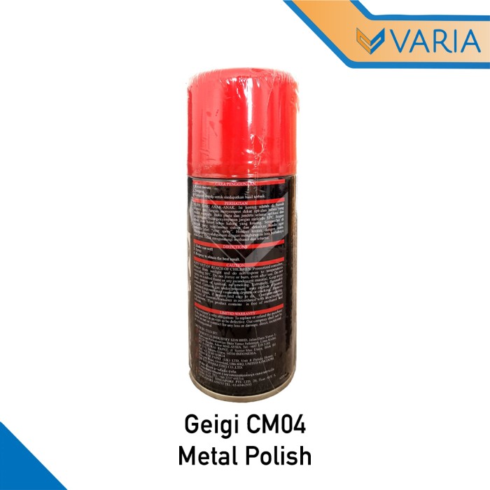 Geigi Metal Polish CM04 Samurai Paint 150 ml Pengkilap Chrome Motor