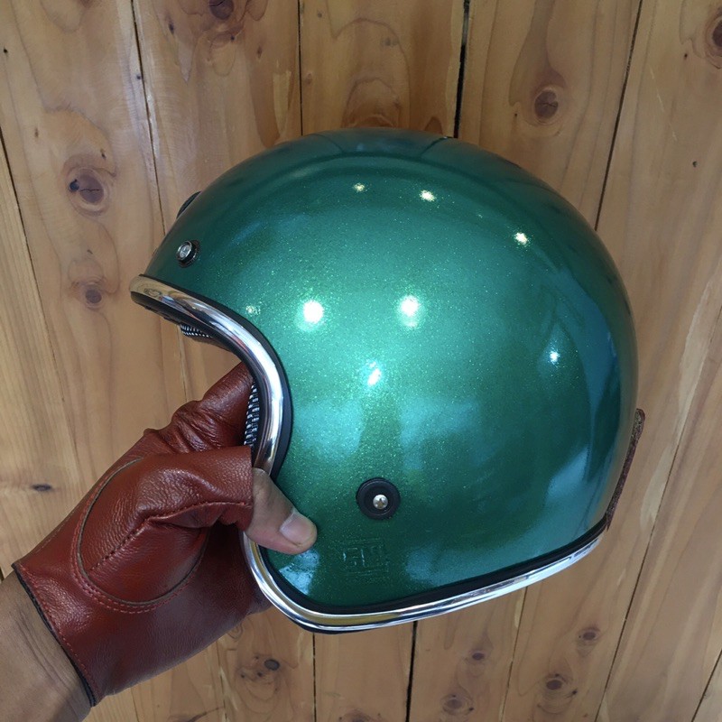 helm halfface retro vintage classic