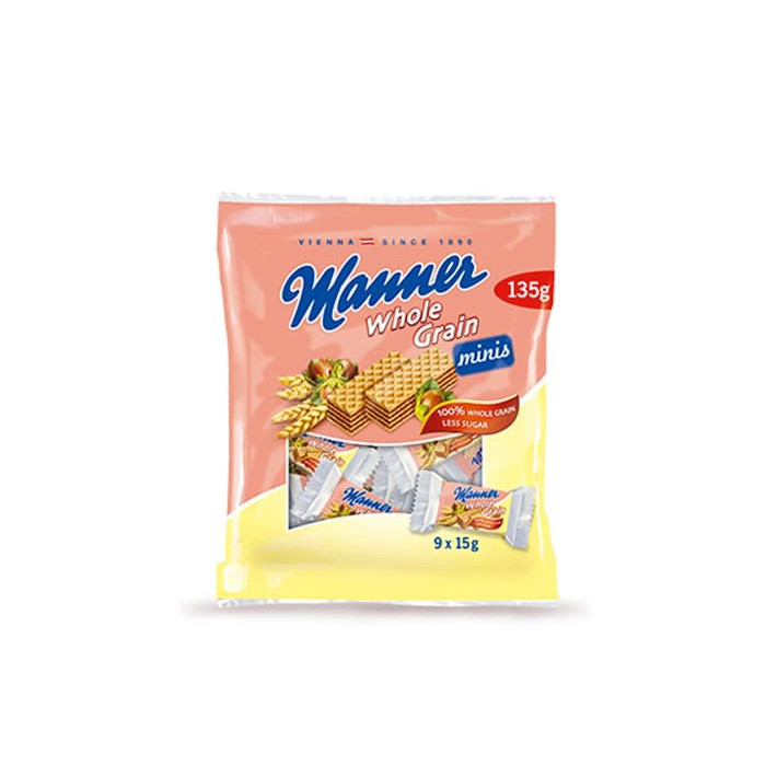 

#HANDCARRY Manner Minis Whole Grain 135g - UFOHCR1335