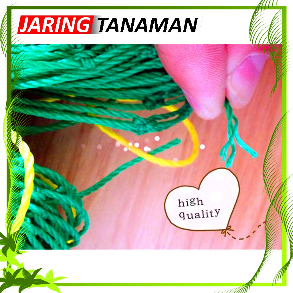 Jaring Tanaman Rambat / Tali Nilon Penopang Tanaman / Climbing Net For Gardening / Vegetable Farm