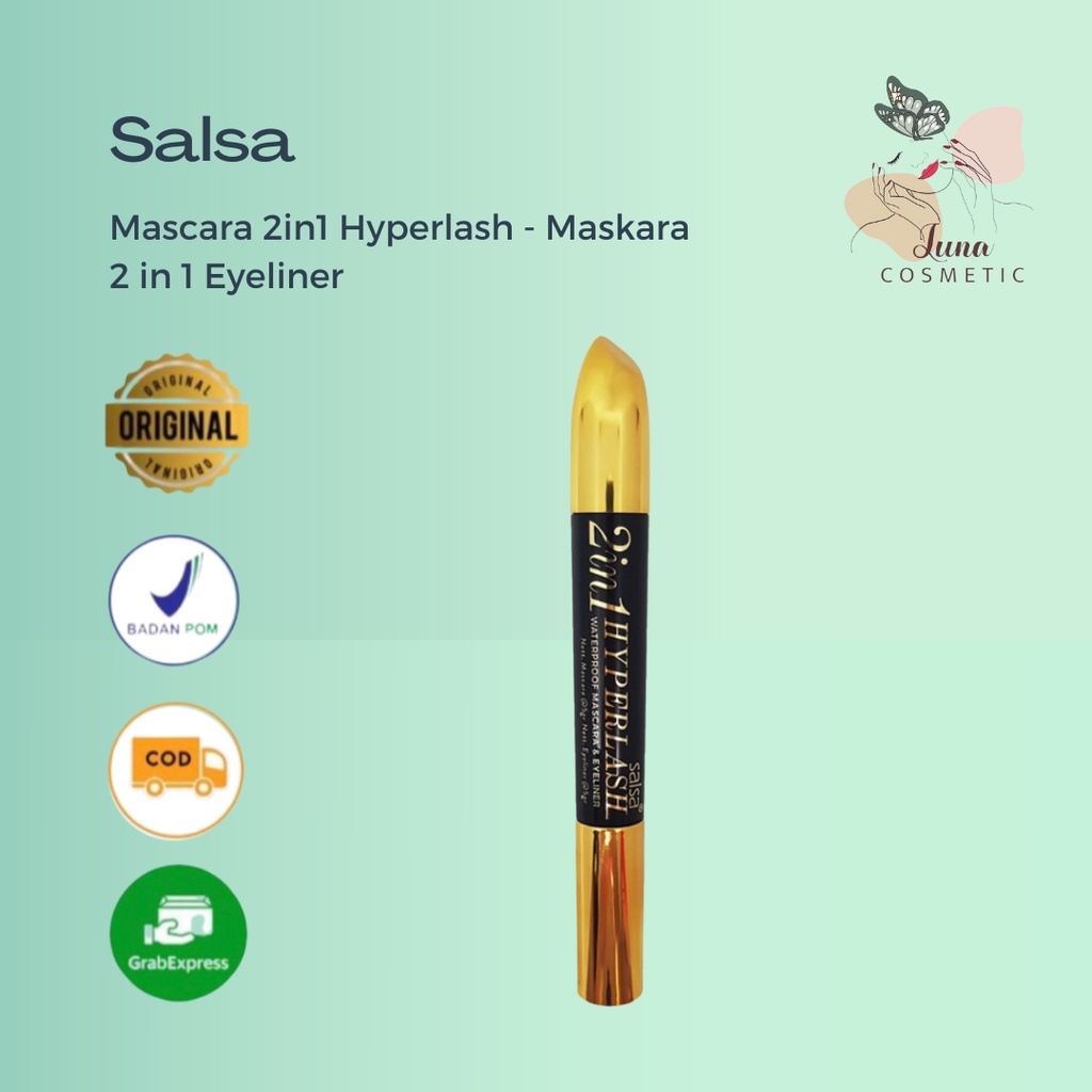 SALSA Mascara 2in1 Hyperlash - Maskara 2 in 1 Eyeliner