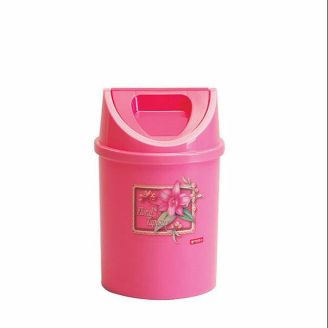 Lion Star C-18 Clean Pal 5.3 Litres Liter Tempat Sampah Medium Sedang Bermotif untuk Kamar